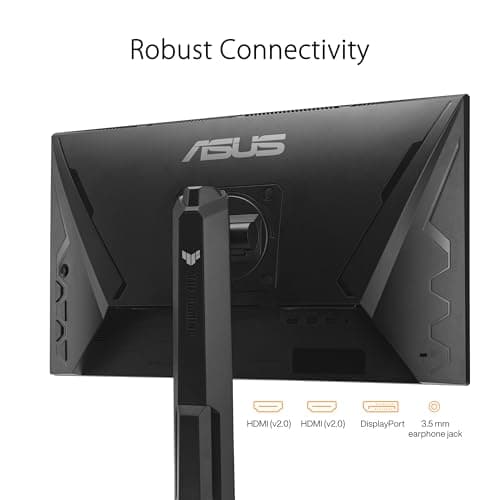 ASUS TUF Gaming 24” (23.8” viewable) 1080P Monitor (VG249QL3A) - Full HD, 180Hz, 1ms, Fast IPS, ELMB, FreeSync Premium, G-SYNC Compatible, Speakers, DisplayPort, Height Adjustable, 3 Year Warranty 9