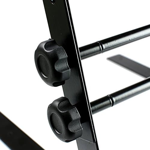 RockJam Portable DJ Laptop Stand with Adjustable Height, Anti-Slip Design, Works For Laptops, Controllers & CD Players 7