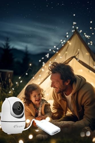 iFamily Split Screen Baby Monitor, Large Display Video Baby Monitor with 2 Cameras and Audio, Long Range, Remote pan tilt, Night Vision, Temperature Sensor, 2 Way Talk, Feeding Clock and lullabies. 6