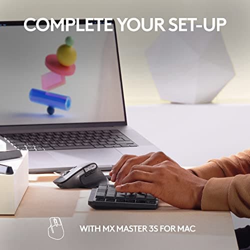 Logitech MX Mechanical Mini for Mac Wireless Illuminated Keyboard, Low-Profile Performance Switches, Tactile Quiet Keys, Backlit, Bluetooth, USB-C, Apple, iPad - Space Grey 11