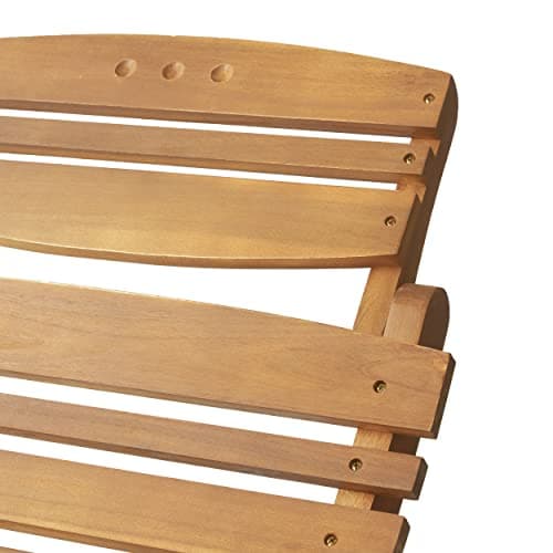 Christopher Knight Home Lahaina Wood Outdoor Chaise Lounge, Natural Yellow 5