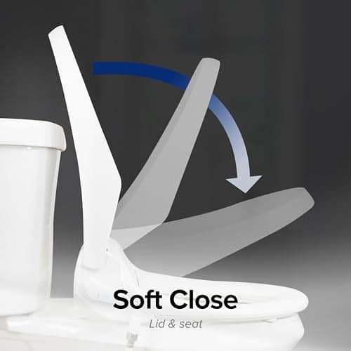 SmartBidet® SB-3000 Electric Smart Bidet Toilet Seat for Elongated Toilets with Remote Control with Screen, Unlimited & On Demand Warm Water 13