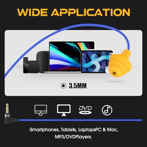 MIPEACE Wired Ear Protection Headphones, Ear Plug Headphones for Work-Safety Work Earbuds for Mowing Construction Industry 6