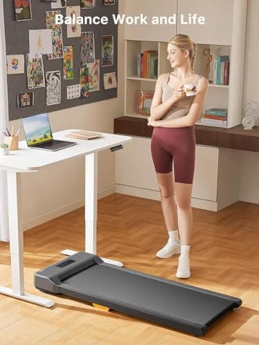 WALKINGPAD Z1SE Walking Pad for Home Office, Under Desk Treadmills 2.25 HP Portable Walking Jogging Machine with 265 lbs Weight Capacity Remote Control and LED Display (Gray) 5