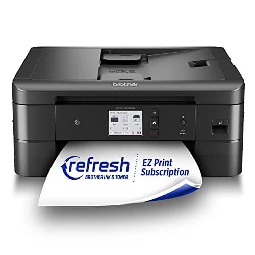 Brother MFC-J1170DW Wireless Color Inkjet All-in-One Printer, NFC One-Touch Print, Duplex, Cloud Print & Scan, Mobile App Control, 2.7" Touchscreen, Works with Alexa