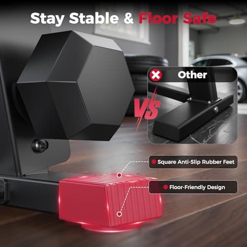 AKYEN A-Frame Dumbbell Rack Stand Only, Weight Rack for Dumbbells Compact Home Gym Space Saver, 480LBS Weight Capacity 6