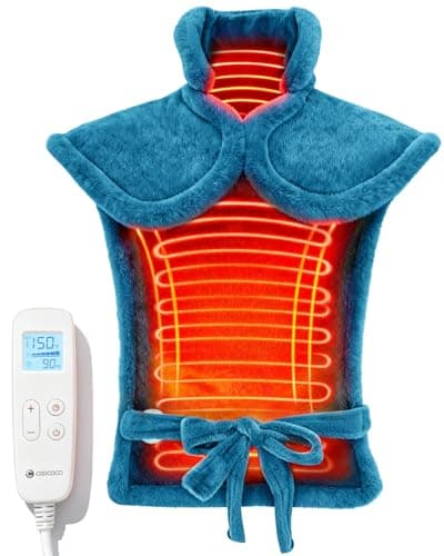FSA Eligible Items Only List, CooCoCo Heating Pad for Back Pain Relief, HSA Store Eligible Large Heat Pad, Electric Wearable Blanket for Neck Shoulders, ETL Certified