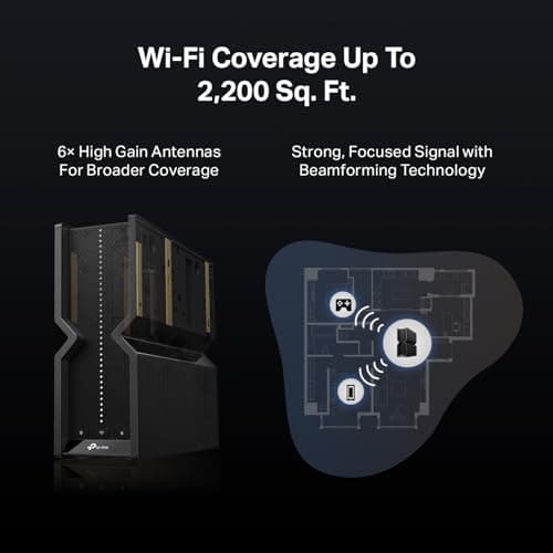 TP-Link Tri-Band BE15000 WiFi 7 Router Archer BE700 | 8-Stream 15Gbps | 1×10G+1×2.5G+2×1G Ports, USB 3.0 | 6 Internal Antennas | VPN Clients & Server | Easy-Mesh, MLO, Private IOT, Free Expert Support 6