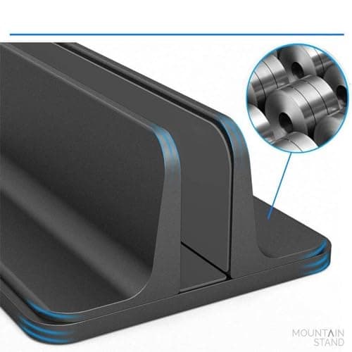 POANW Adjustable Laptop Stand, Portable Electronic Device Stand, Compatible with Lenovo, Dell, ASUS Gaming Laptops (up to 17.3 inches), Black 5