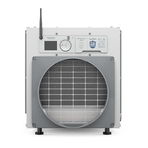 AprilAire E100W Wi-Fi Dehumidifier – 100 PPD for Crawl Spaces, Basements, Whole Houses up to 5,500 Sq. Ft., Part of the AprilAire Healthy Air System 15