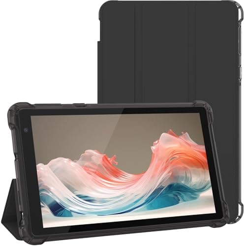 RUIQIAI 7 inch Tablet, Android Tablet with Case, 2GB+32GB+1TB (Expand), Quad-Core, BT, Wi-Fi, Educational, Music, Dual Camera