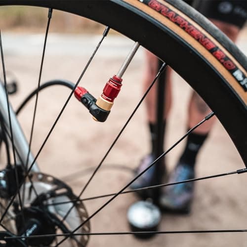 LEZYNE Classic Floor Drive 3.5 Bike Pump – High Pressure 220 PSI Floor Bicycle Pump with Gauge for Road & Track Bikes – Presta & Schrader Valve, Metallic Black 5