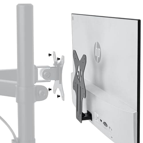 IFCASE Quick Attach VESA Adapter for HP Monitors 27er, 27es, 27ea, 25er, 25es, 24ea, 24es, 23er, 23es, 22er, 22es, 22f, 23f, 24f, 25f, 27f, 27fw (Black)