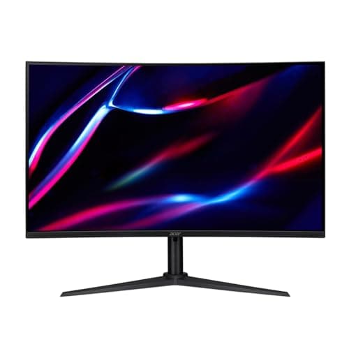 acer Nitro XZ322QU V3 31.5" WQHD Curved Gaming Monitor – 2560x1440, 180Hz, 1ms VRB, VA Panel, AMD FreeSync Premium, HDMI & DisplayPort, 1500R Curve, ZeroFrame Design (Renewed)