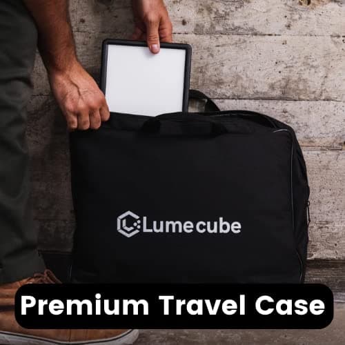 Lume Cube Studio Panel 2-Point Lighting Kit | Edge Lit LED Bicolor Light Panels 3200k - 5600k | Rechargeable Lithium Battery, Adjustable Color, Brightness, 70" Stands, Wireless Remote Included 9