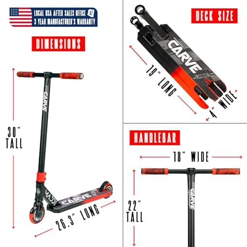 Pro Stunt Scooter - Lightweight Durable Trick Scooter for Skatepark and Street - Easy Assembly - Madd Gear MG1 5