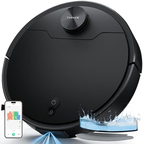 Low-Pile Carpet Robot Vacuum Cleaner, 153 Mins Runtime, Automatic Floor Cleaner with 360° LiDAR Navigation, Wi-Fi/App, Strong Suction, Advanced Obstacle Avoidance, Floor Cleaner Robot for Pet Hair