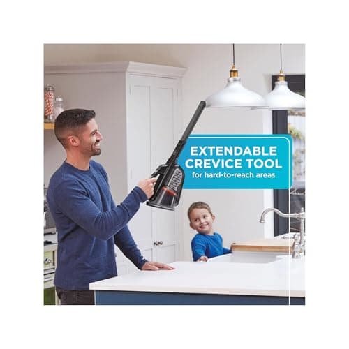 BLACK+DECKER dustbuster Portable Vacuum Cordless Handheld, Small Hand Vacuum Cleaner for Dorm Home and Car, Powerful 20V AdvancedClean+ (HHVK515J00FF) 6