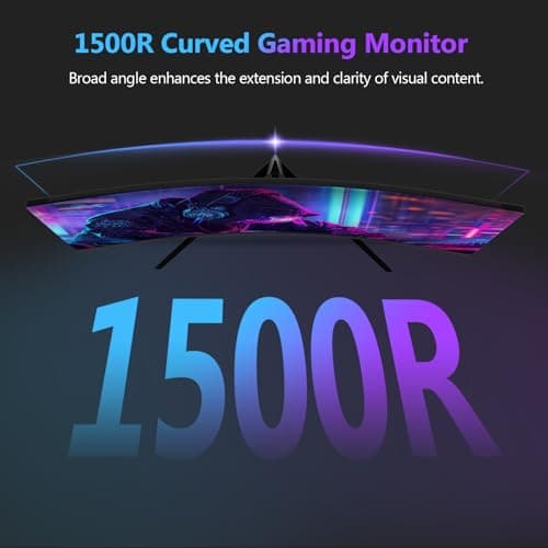 Z-Edge 27 inch Curved Gaming Monitor, QHD 1440P 165Hz 144Hz Curved 1500R Computer Monitor, MPRT 1ms Monitor Gaming, 16.7M Colors, UG27Q Frameless Bezel, 2X DP 1.4 Ports and 2X HDMI 2.0 Ports 5