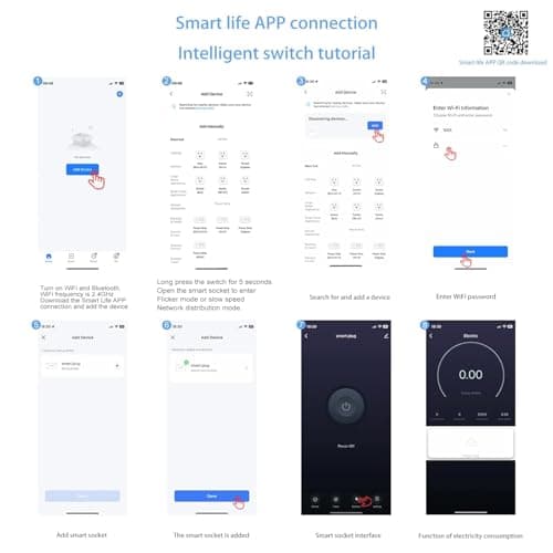XFOX Plug,Support SmartThings, ETL & FCC Certified, 4 Pack 8