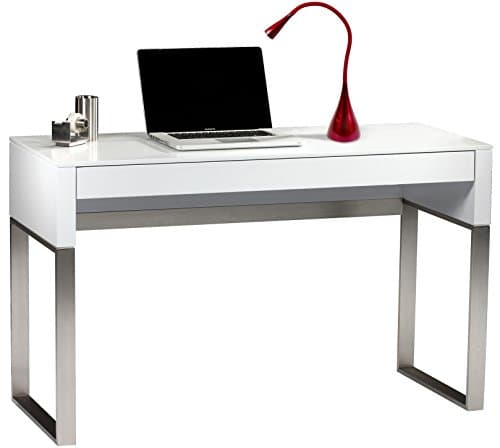 Newhouse Lighting NHGS-LED-RD Red Flexible Touch Sensor Switch Energy-Efficient LED Goose Neck Desk Lamp in 3000K Warm White Color Temperature with USB 2.1A Charging Port 4