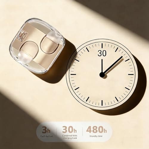 Xmenha Mini Invisible Small Bluetooth Earbuds Sleeping for Small Ears Low Profile Tiny Hidden Discreet Smallest Earbuds for Work Sleep Ear Buds Invisible Headphones Buds Skin Tone 6