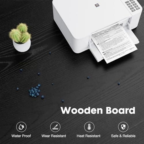 DUMOS Lateral File Cabinet with 3 Drawers Rolling Filing Cabinets Under Desk Storage Printer Stand Wood Organizer with Wheels Adjustable Shelf for Office Home Small Space, Black 8