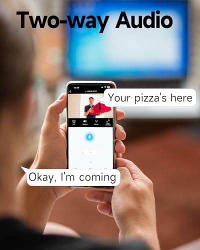 2Pack Wireless Security Camera Outdoor, 2K Color Night Vision with 130° Viewing Angle AI Motion Detection 2-Way Talk Battery Powered Indoor Camera for Home Security, Cloud/SD Storage, Waterproof 7