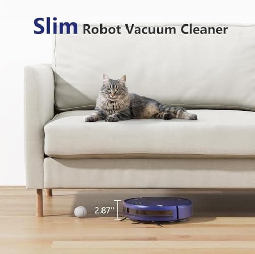 XIEBro Life Robot Vacuum and Mop Combo, Vaccum Robot 2 in 1 with WiFi/App/Voice, Schedule, Water Tank and Dustbin, Self-Charging, Slim, Ideal for Hard Floor, Pet Hair, Carpet 7