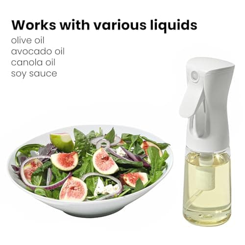 Mistifi oil spray 200ml PET food grade bottle Fine Mist Spray Bottle for Air Fryer, Olive Oil, Healthy Nonstick Frying, Commercial & Home Kitchen Use (200ml PET bottle 998) 7