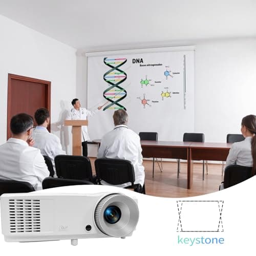 DLP Business Projector 3300 Lumens High Brightness Projector for Office Large and Clear Daytime Display 7