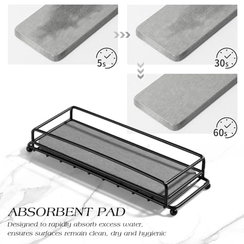 VIMERPA Kitchen Soap Dispenser Set,Kitchen Soap Dispenser with Sponge Holder,Hand and Dish Dispenser Set,Instant Dry Tray, Clear 7