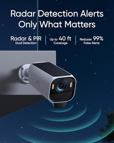eufy Security eufyCam S3 Pro 4-Cam Kit, Solar Camera Outdoor Wireless, MaxColor Night Vision, 4K Security Camera with Solar Panel, Face Recognition AI, Expandable Local Storage, No Monthly Fee 5
