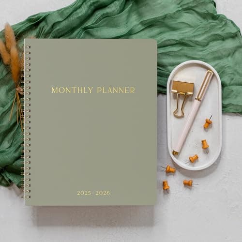 Beautiful 2025-2026 Monthly Planner and Calendar Book - Aesthetic To Do List Notebook That Easily Organizes Your Tasks to Boost Productivity - Runs From January 2025 Until December 2026 7