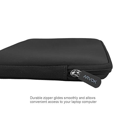 ARVOK 15 15.6 16 inch Laptop Sleeve Case, Water-Resistant Notebook Computer Pocket Tablet Briefcase Carrying Bag Pouch Skin Cover for HP/Dell/Lenovo/Asus/Acer, Black 6