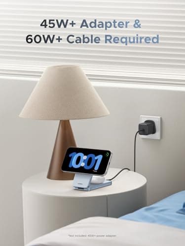 UGREEN Qi2 25W Magflow Foldable 2-in-1 Wireless Charger, Magsafe Fast Charging Pad for iPhone 17/16/15/14/13/12, AirPods, Compact Travel Stand with USB C Cable 9