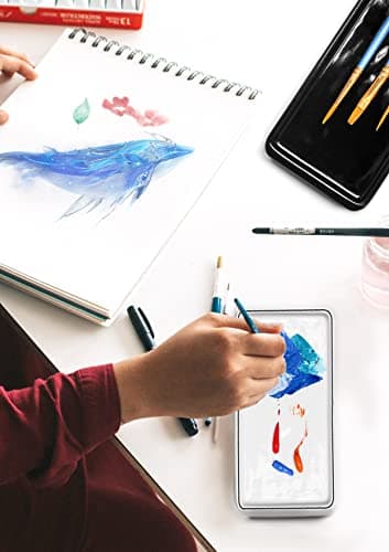 Nucookery 6" Small Rectangular Vanity Sink Tray for Bathroom,Ceramic Kitchen Soap Tray,Comestic Holder Bathtub Organizer (6", Set/1) 5