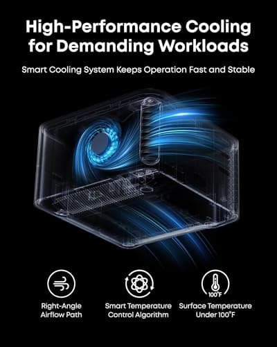 Anker Prime TB5 Docking Station, 14-in-1 Thunderbolt 5 Dock with 120Gbps Max Transfer, Thunderbolt Dock with 140W Max Charging, Cooling System, Up to 8K, Dual Display for TBT 5/4 Laptops 7