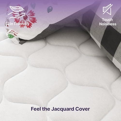 NapQueen 6 Inch Innerspring Twin Size Medium Firm Support Relief Mattress, Bed in a Box, White 8