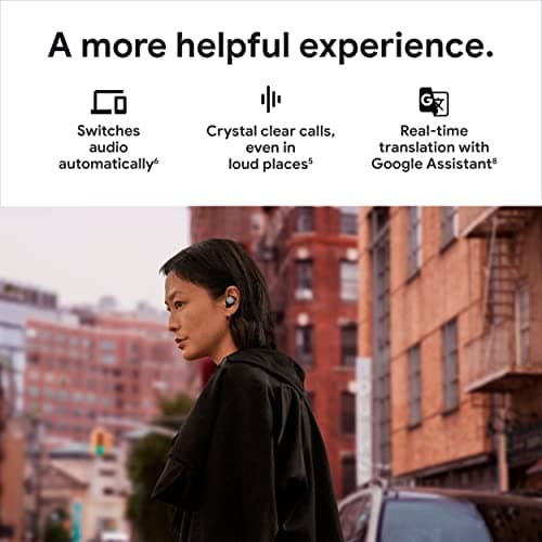 Google Pixel Buds Pro - Noise Canceling Earbuds - Up to 31 Hour Battery Life with Charging Case - Bluetooth Headphones - Compatible with Android - Charcoal 6