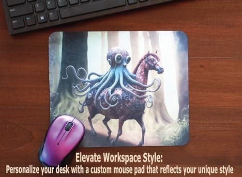 Personalized Mouse Pad - Add Pictures, Text, Logo or Art Design and Make Your Own Customized Mousepad. Each Custom Mouse Mat Comes in a Colorful Gift Bag. Personalized Your Gaming Mousepad (Landscape) 7