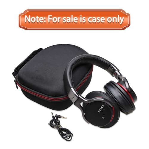 Headphone Headset Case Compatible with JBL, Beats, Sony, Soundcore Anker, Raycon, TOZO, SteelSeries, Logitech, Jabra, Bose, Audio-Technica, Sennheiser Headphones, Black+Grey 9