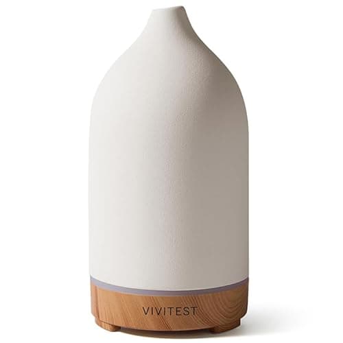 VIVITEST Stone Diffuser,200ML Diffusers for Home,Ultrasonic Aromatherapy Essential Oil Diffuser