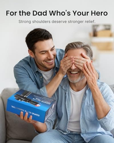 RENPHO Active Thermacool Massage Gun Deep Tissue with Heat and Cold Head, Back Massager, Muscle Massager with Carry Case, Percussion Body Muscle Masajeador for Men Women Athletes 9