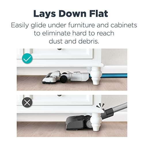 Eureka NEC180 RapidClean Pro Cordless Stick and Handheld Vacuum Cleaner for Hard Floors, Battery-Operated Portable Vacuum Cleaner with Maximum Efficiency Powerful Suction White 5