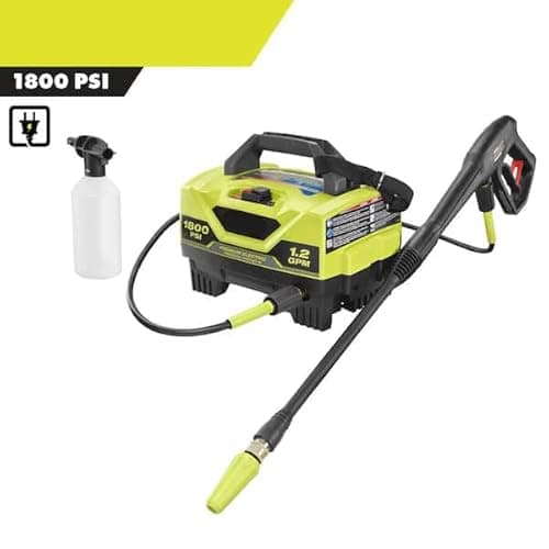 1800 PSI 1.2 GPM Cold Water Corded Electric Pressure Washer 8