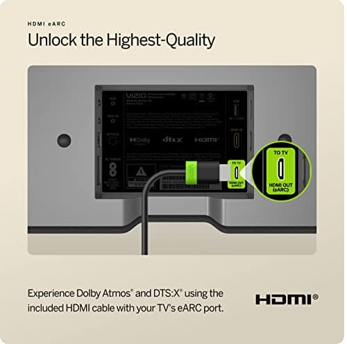 VIZIO M-Series All-in-One 2.1 Immersive Sound Bar with 6 High-Performance Speakers, Dolby Atmos, DTS:X, Built in Subwoofers and Alexa Compatibility, M213ad-K8, 2023 Model 13