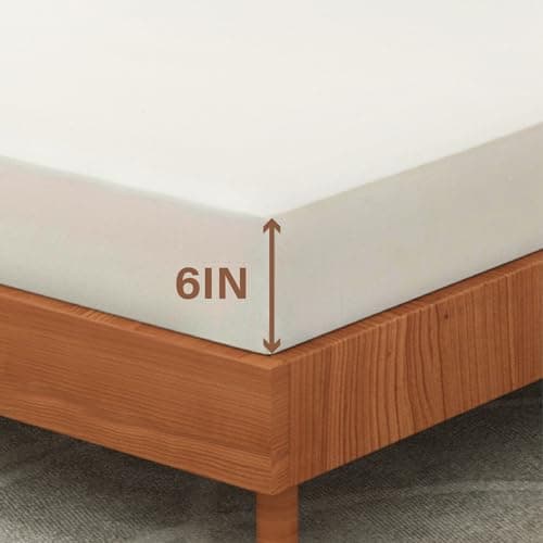 EGOHOME Queen Memory Foam Mattress 6 Inch - Cooling in a Box, Premium Terry Cover, CertiPUR-US Certified, Medium Firmness, 69" x 80", Yellow 7