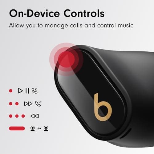 Beats Studio Buds + - Black / Gold with AppleCare+ (2 Years) 9