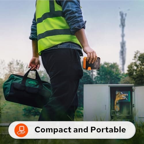 Makeid P31S Portable Industrial Label Printer, 1" Print Head with Bluetooth, Mobile/PC Software, with 0.75" x 19.68ft Label for Wire, Cable & Heat Shrink Tubes at Job Sites. 6